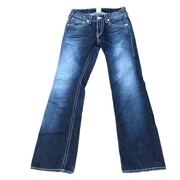 Vintage True Religion Jeans Size 31 BILLY BIG T Blue - Picture 4 of 9